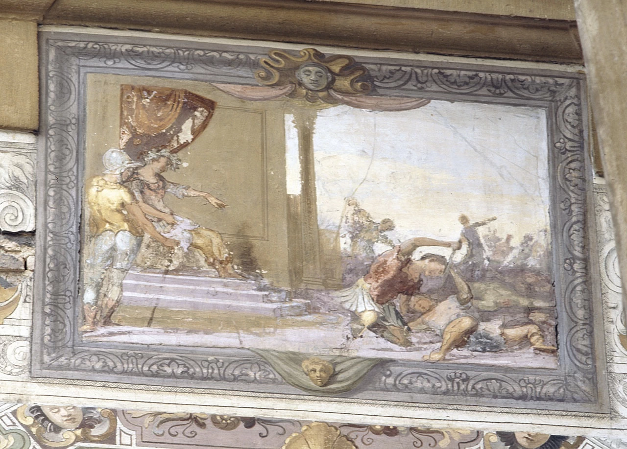 Duello davanti ad un imperatore - Villa medicea della Petraia, Firenze